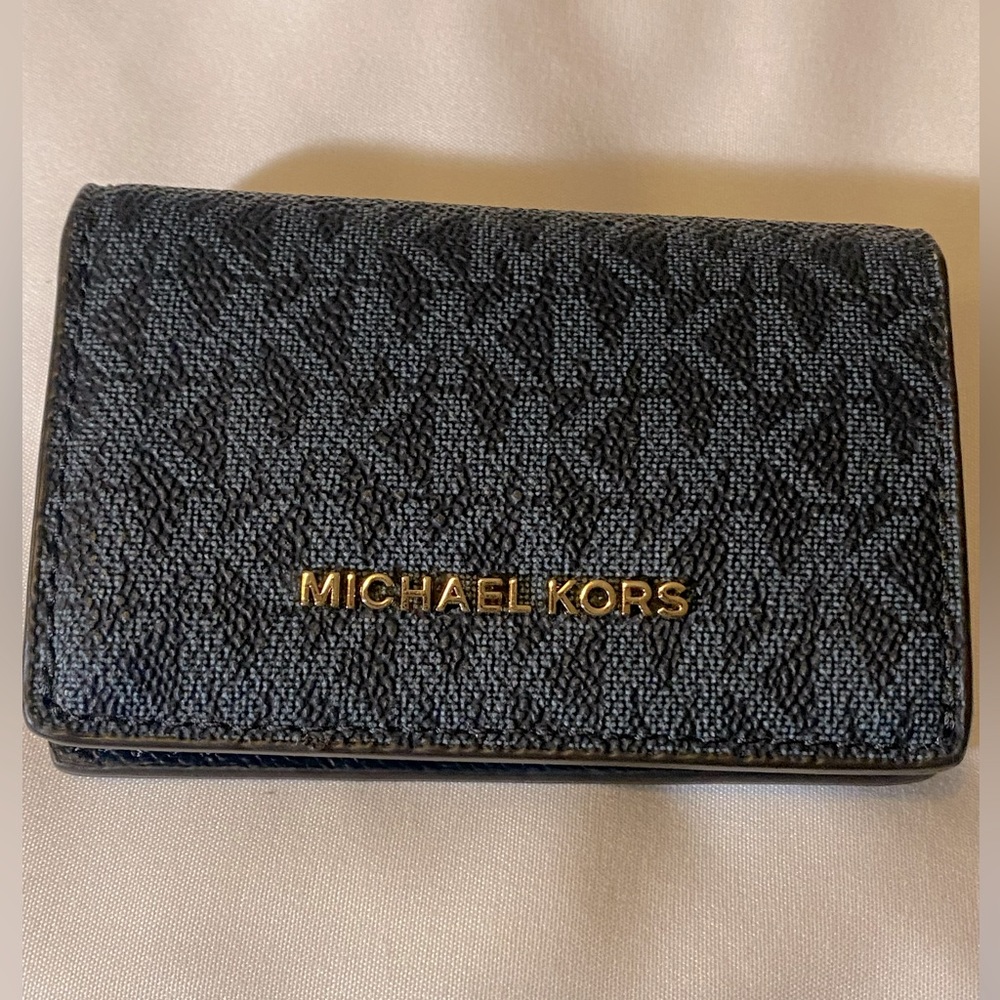 Michael Kors Jet set card case NWT